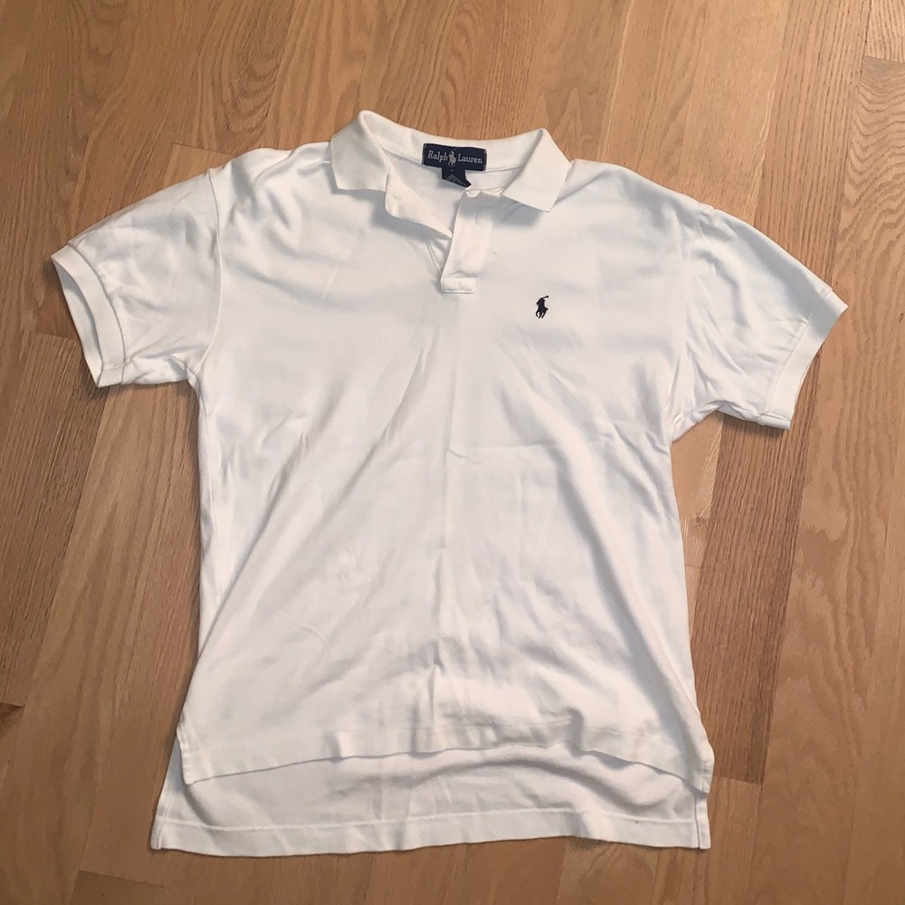 Women’s White Ralph Lauren Polo